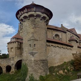 Blick auf die Burg aus der Adlerwarte
