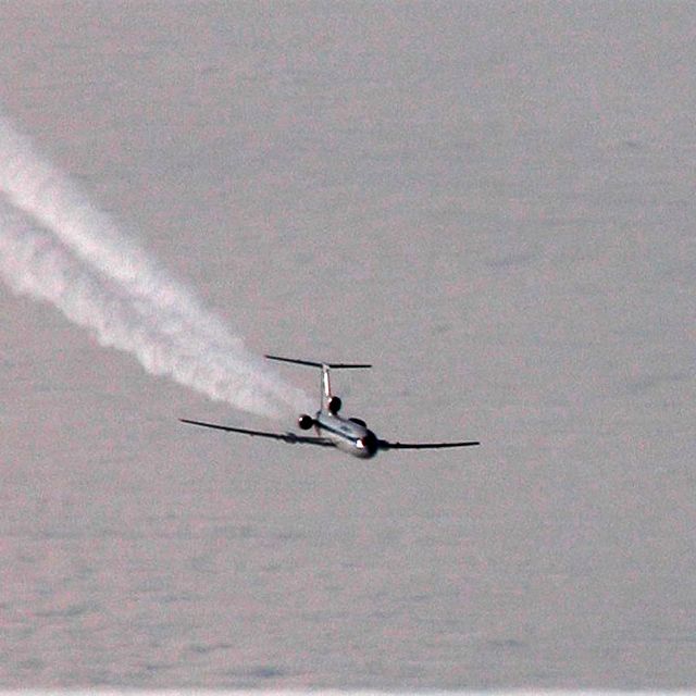 Begegnung mit Flugzeug